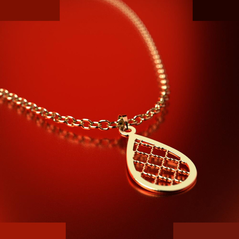 نیم ست طلا 18 عیار زنانه مدوپد مدل اشک کد NA11226