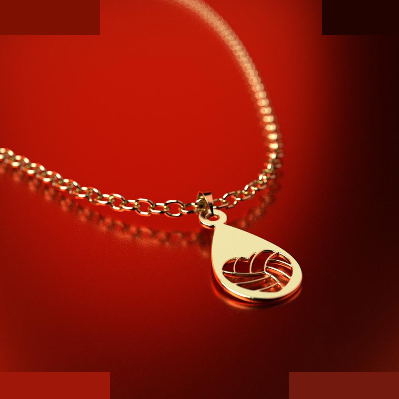 نیم ست طلا 18 عیار زنانه مدوپد مدل توپ بسکتبال کد NA11253