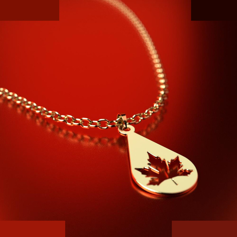 نیم ست طلا 18 عیار زنانه مدوپد مدل برگ کد NA11283