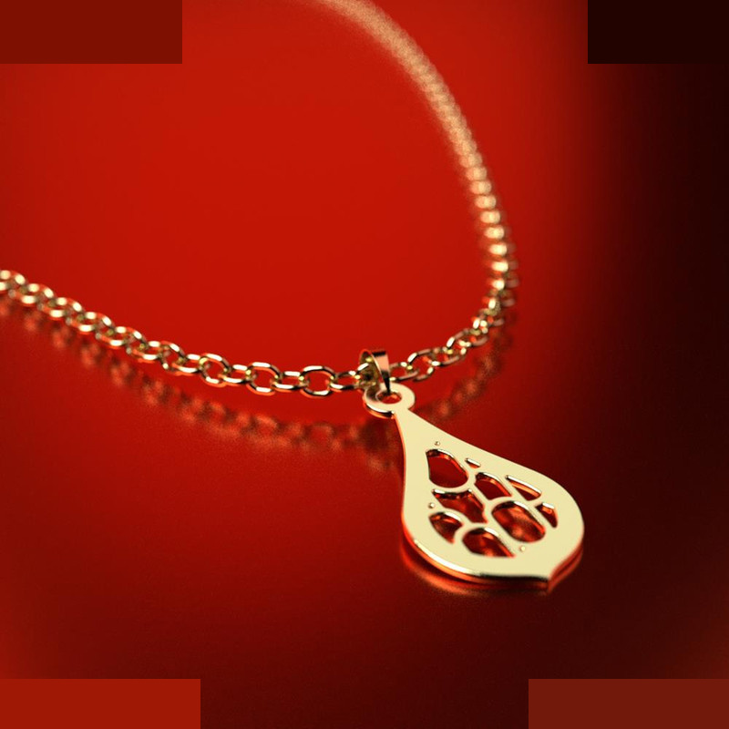 نیم ست طلا 18 عیار زنانه مدوپد مدل اشک کد NA11310