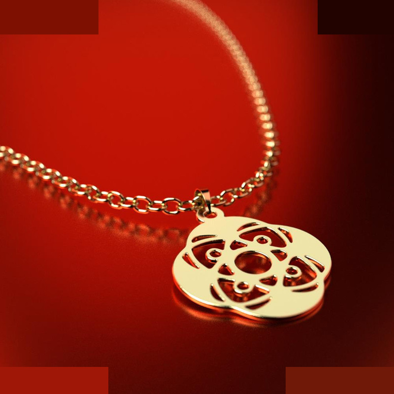 نیم ست طلا 18 عیار زنانه مدوپد مدل هندسی کد NA11342