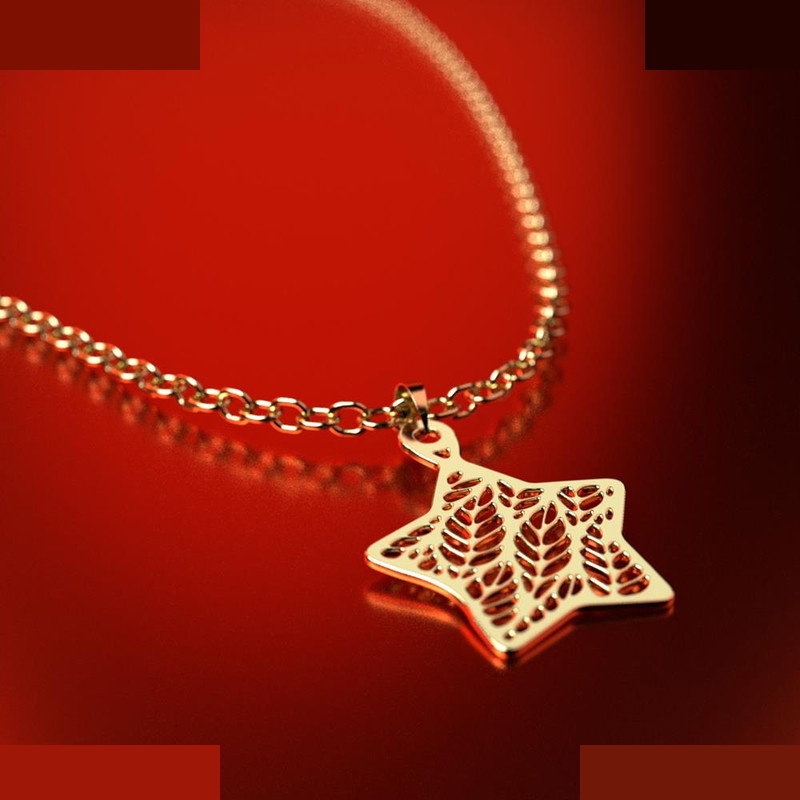 نیم ست طلا 18 عیار زنانه مدوپد مدل ستاره کد NA11406