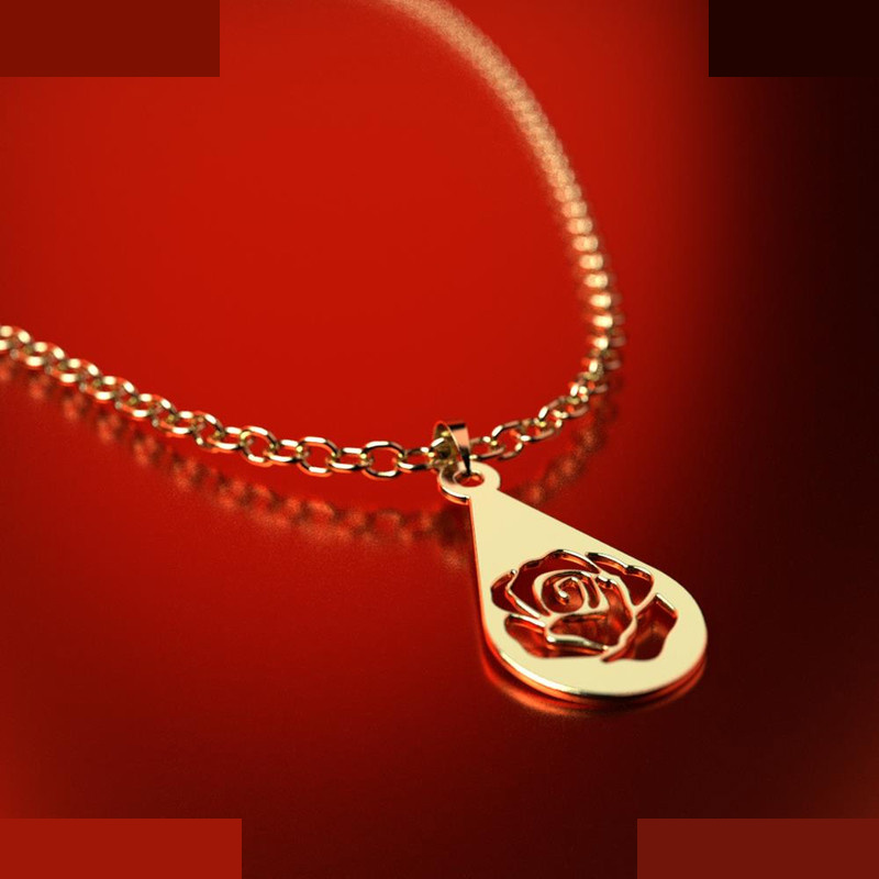 نیم ست طلا 18 عیار زنانه مدوپد مدل گل کد NA11481