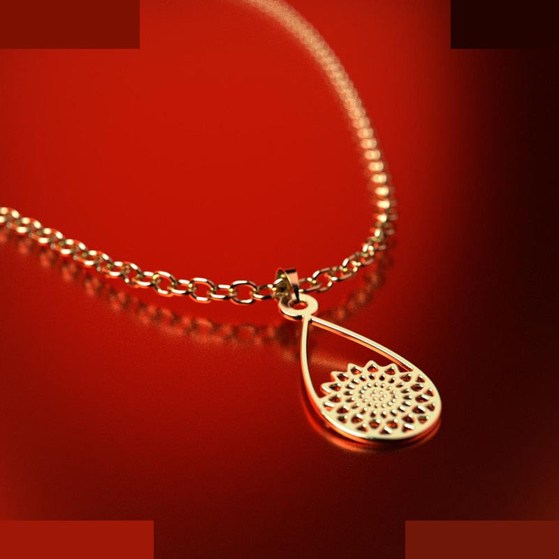 نیم ست طلا 18 عیار زنانه مدوپد مدل گل کد NA11507