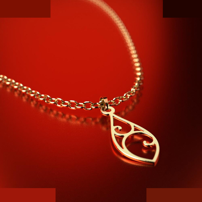 نیم ست طلا 18 عیار زنانه مدوپد مدل هندسی کد NA11509