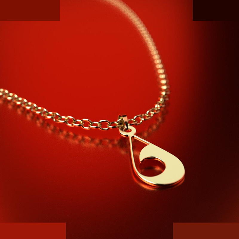 نیم ست طلا 18 عیار زنانه مدوپد مدل هندسی کد NA11527