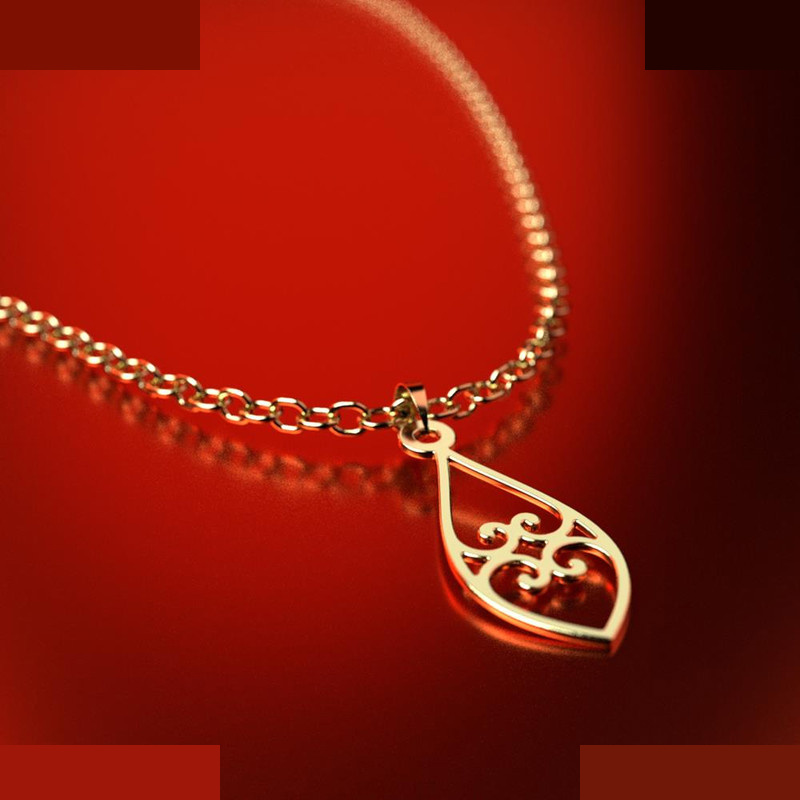 نیم ست طلا 18 عیار زنانه مدوپد مدل هندسی کد NA11530