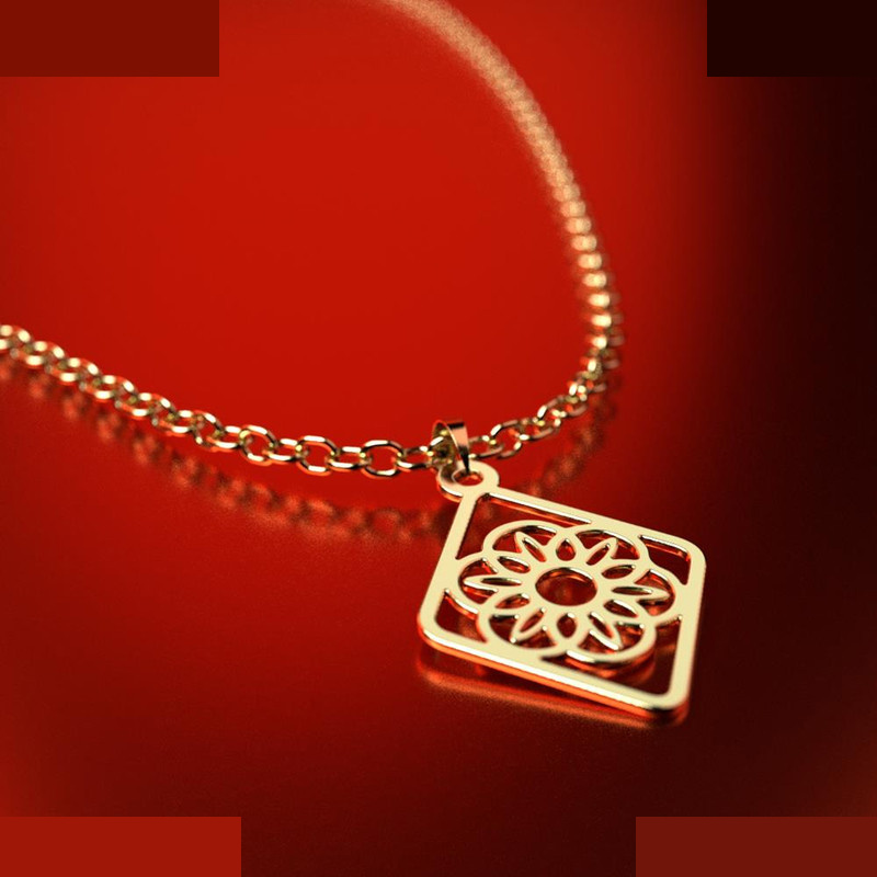 نیم ست طلا 18 عیار زنانه مدوپد مدل گل کد NA11540