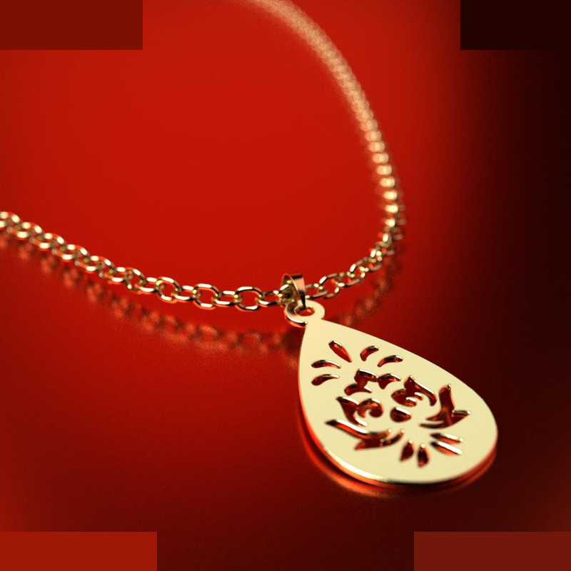 نیم ست طلا 18 عیار زنانه مدوپد مدل اشک کد NA11542