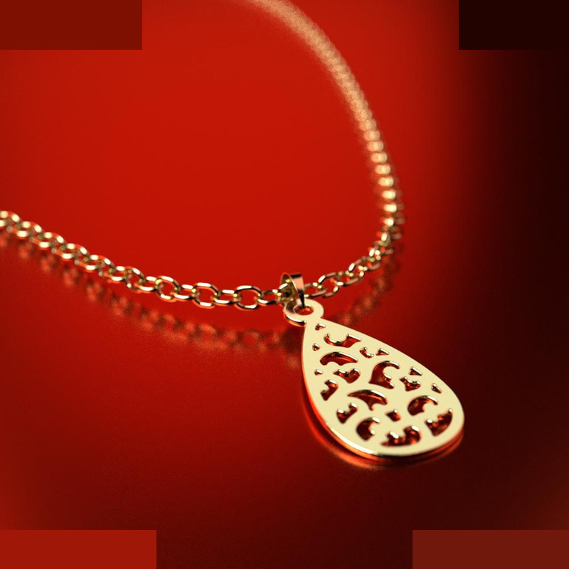 نیم ست طلا 18 عیار زنانه مدوپد مدل اشک کد NA11589