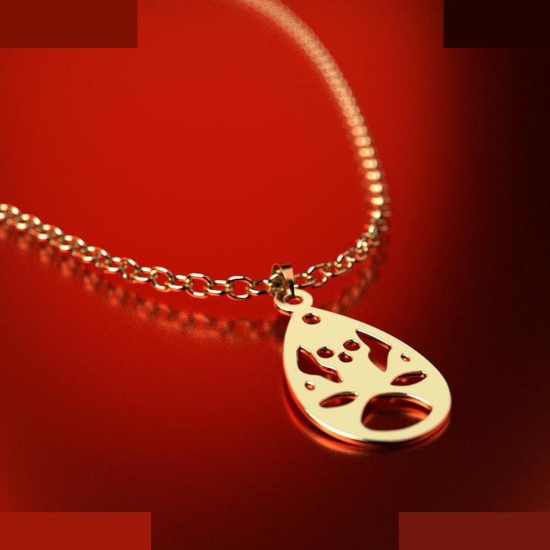 نیم ست طلا 18 عیار زنانه مدوپد مدل هندسی کد NA11607