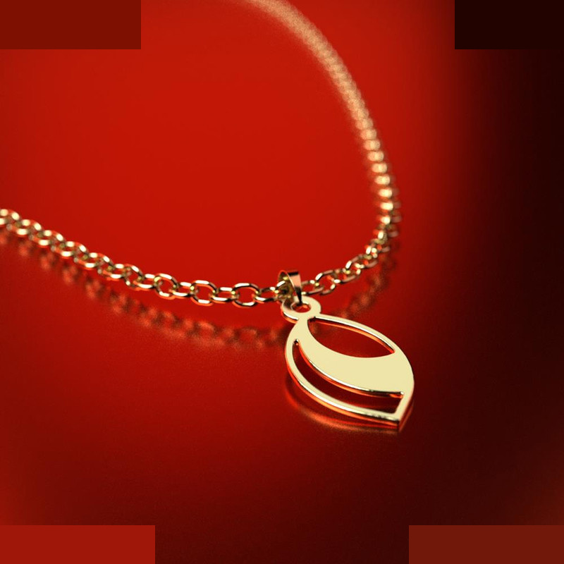 نیم ست طلا 18 عیار زنانه مدوپد مدل هندسی کد NA11611