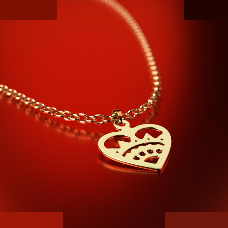 نیم ست طلا 18 عیار زنانه مدوپد مدل هندسی کد NA11762