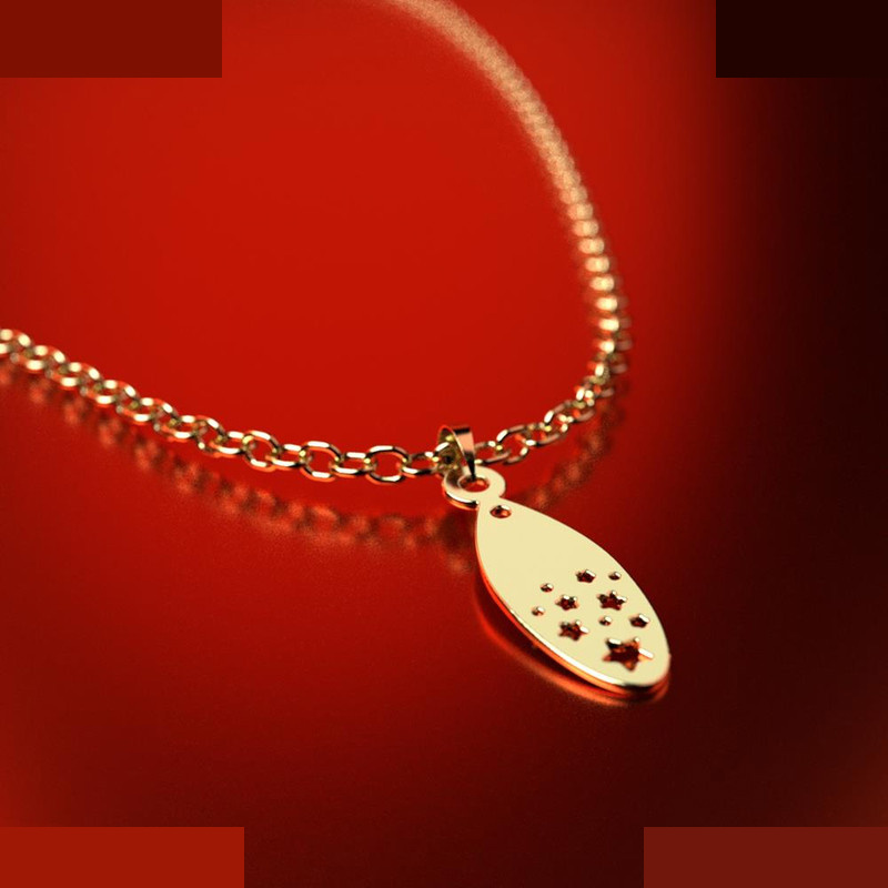 نیم ست طلا 18 عیار زنانه مدوپد مدل ستاره کد NA11781