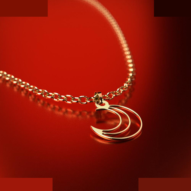 نیم ست طلا 18 عیار زنانه مدوپد مدل ماه کد NA11815