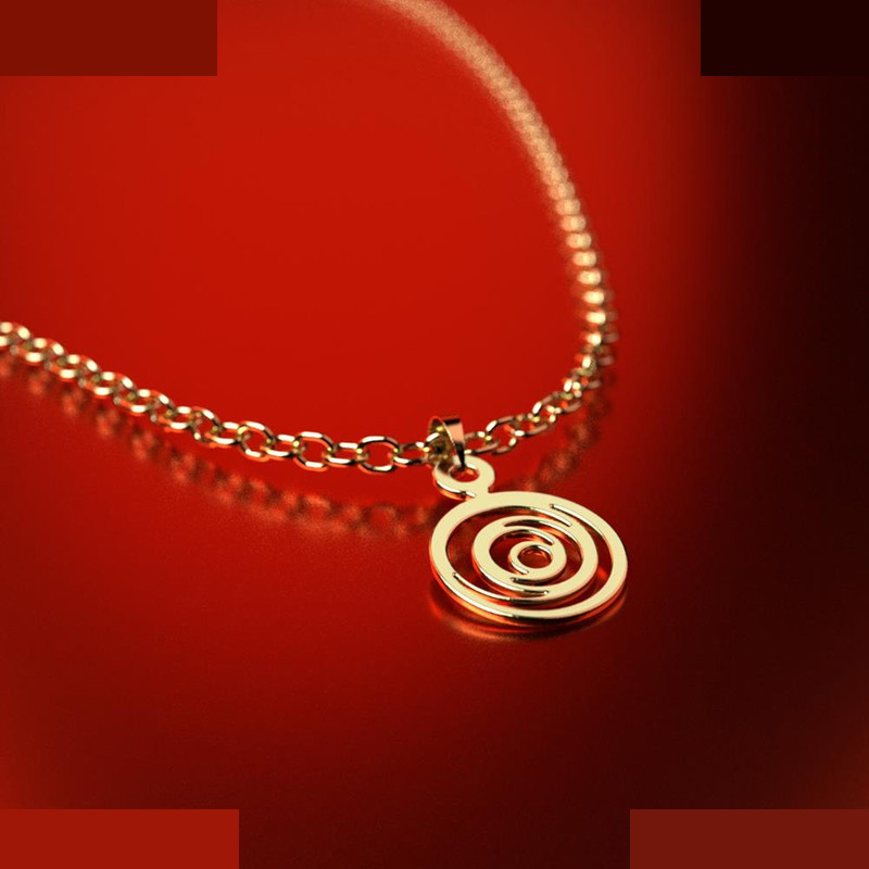 نیم ست طلا 18 عیار زنانه مدوپد مدل دایره کد NA10001