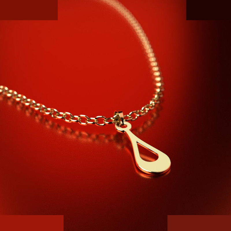 نیم ست طلا 18 عیار زنانه مدوپد مدل اشک کد NA10002