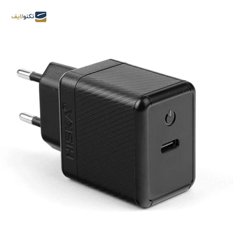 gallery-شارژر دیواری هیسکا مدل H-108 به همراه کابل تبدیل USB-C copy.png