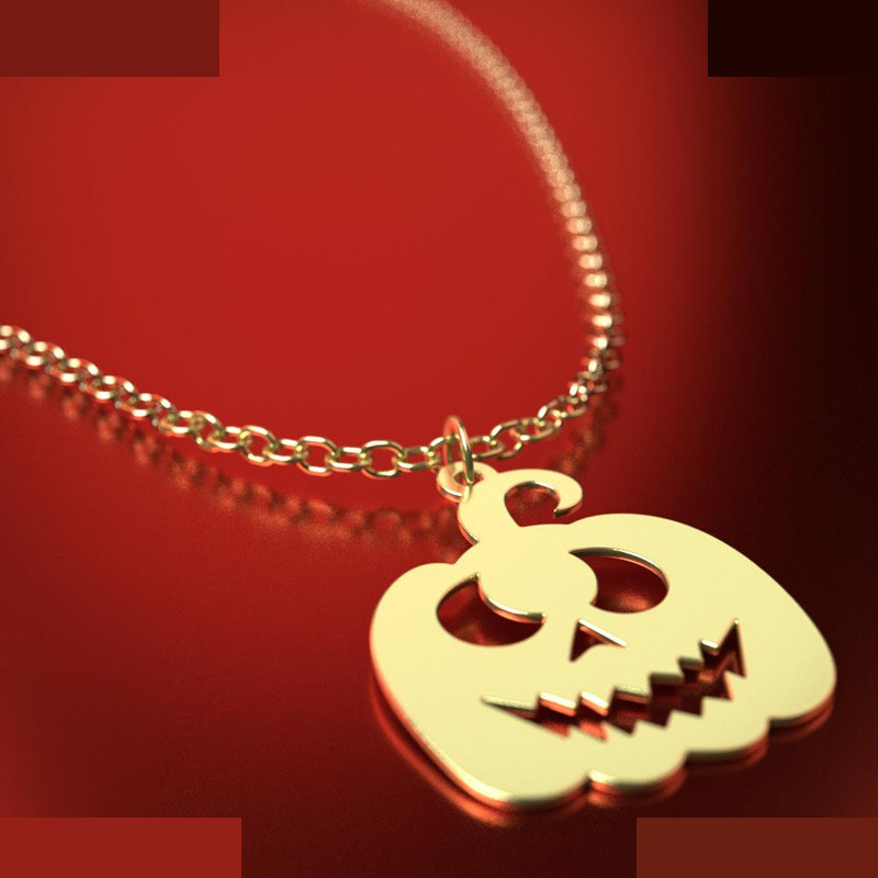 آویز ساعت طلا 18 عیار زنانه مدوپد مدل هالووین کد CA18096