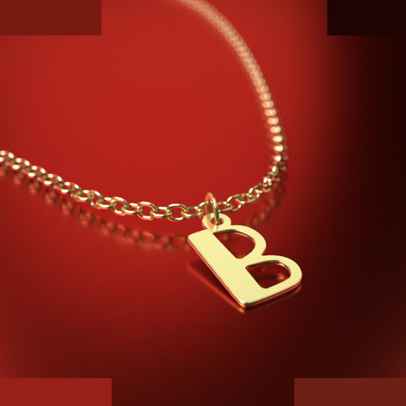 آویز ساعت طلا 18 عیار زنانه مدوپد مدل حرف B کد CA16708