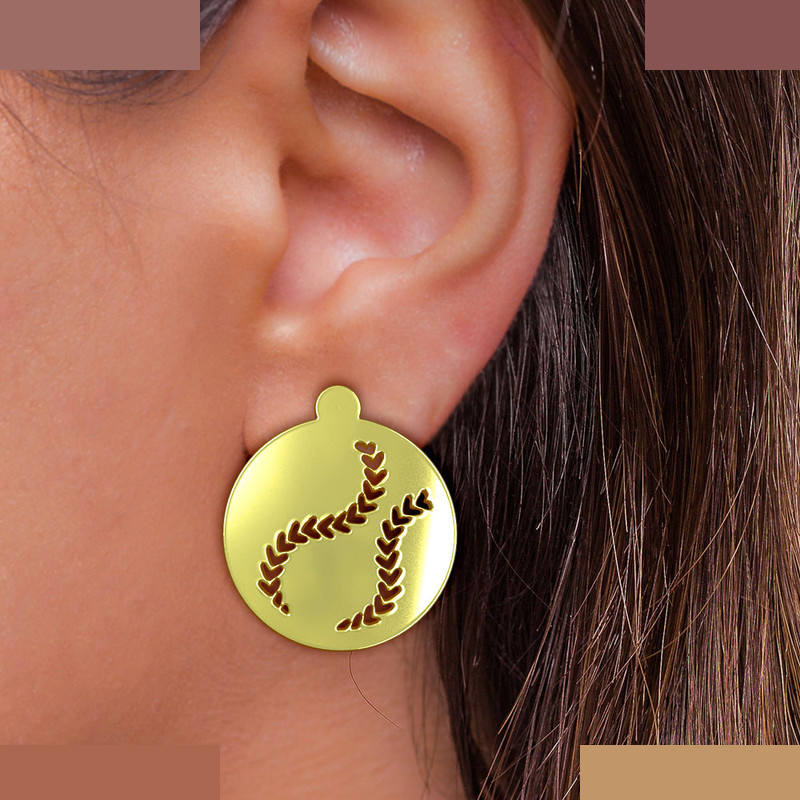 گوشواره طلا 18 عیار زنانه مدوپد مدل دایره و برگ کد GA1-12234