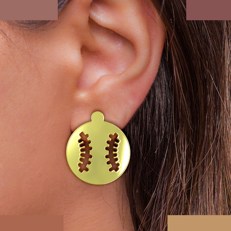 گوشواره طلا 18 عیار زنانه مدوپد مدل دایره و زیپ کد GA1-12236