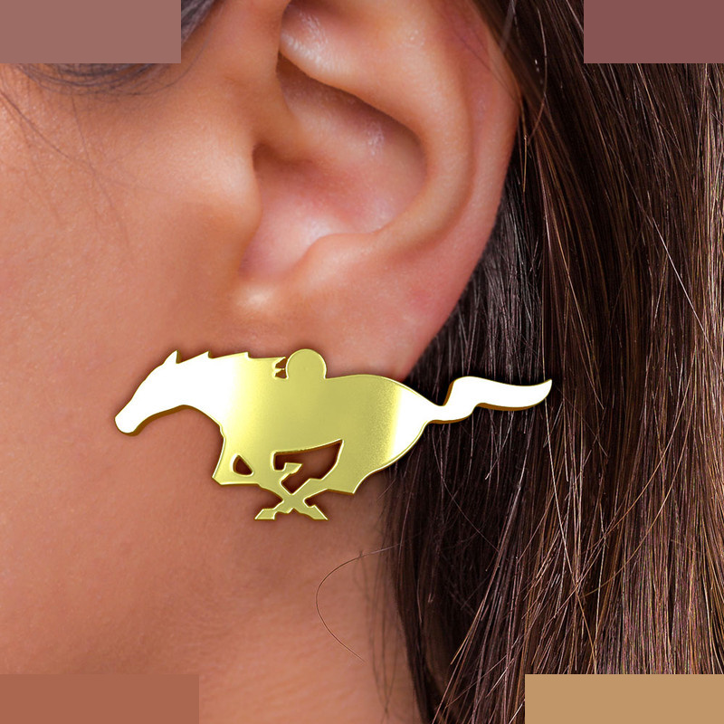 گوشواره طلا 18 عیار زنانه مدوپد مدل فراری کد GA1-16233