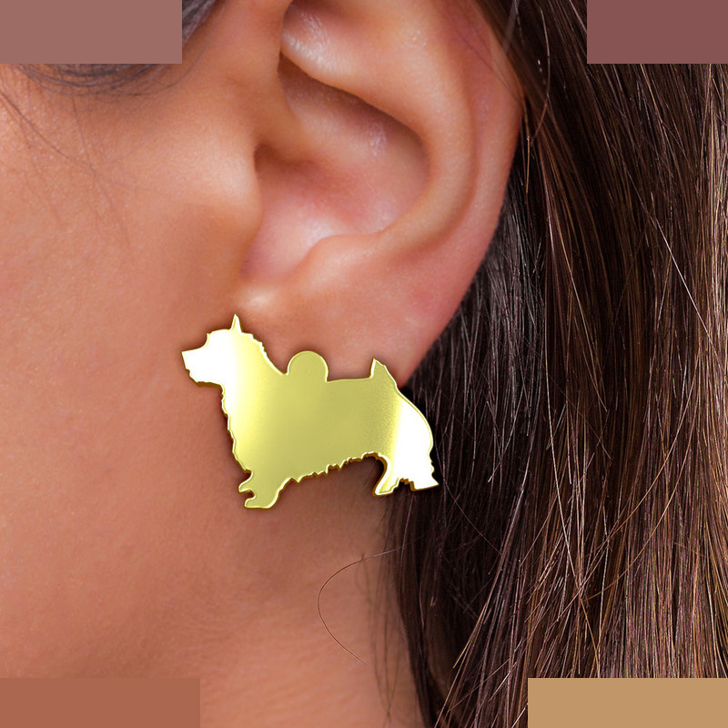 گوشواره طلا 18 عیار زنانه مدوپد مدل سگ کد GA1-16434 گوشواره طلا 18 عیار زنانه مدوپد مدل سگ کد GA1-16434