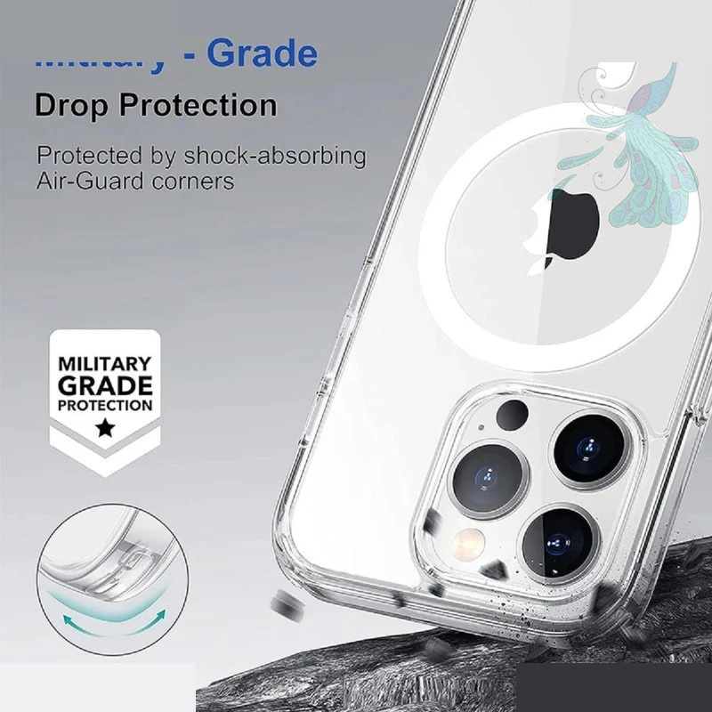 کاور گوشی موبایل اپل  iPhone 16 Pro پیکوک مدل Clear Magsafe