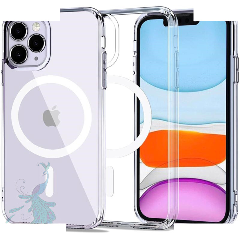 کاور گوشی موبایل اپل iPhone 11 Pro Max پیکوک مدل Clear Magsafe