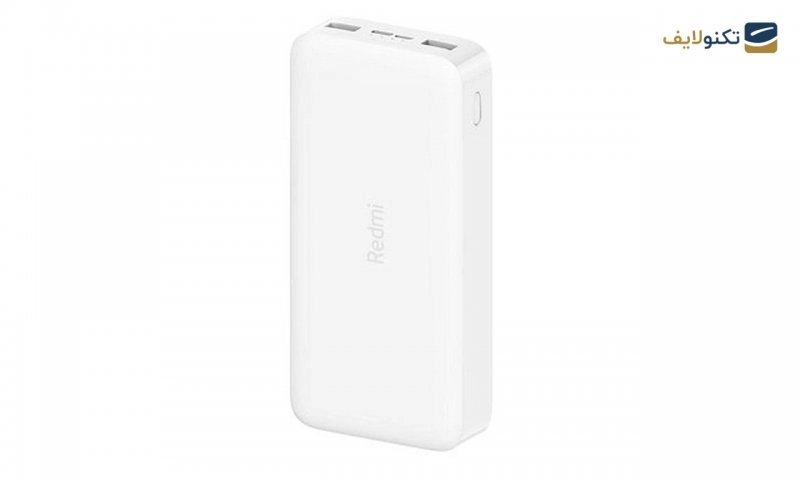 پاوربانک شیائومی مدلpb200lzm Redmi ظرفیت 20000 میلی آمپرساعت