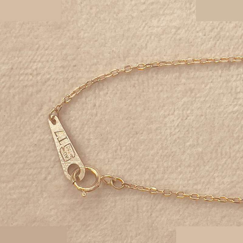 گردنبند طلا 18 عیار زنانه مدوپد مدل حرف M کد RR2-1-1269