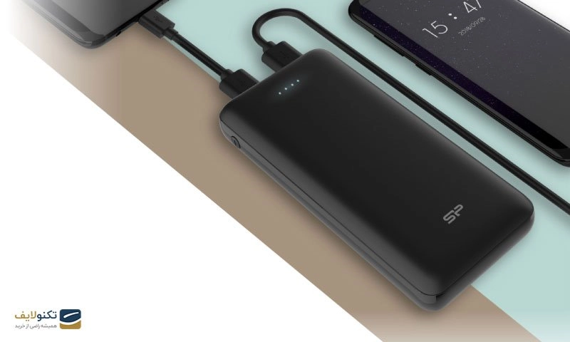 پاوربانک سیلیکون پاور مدل C200  ظرفیت 20000 میلی‌آمپرساعت