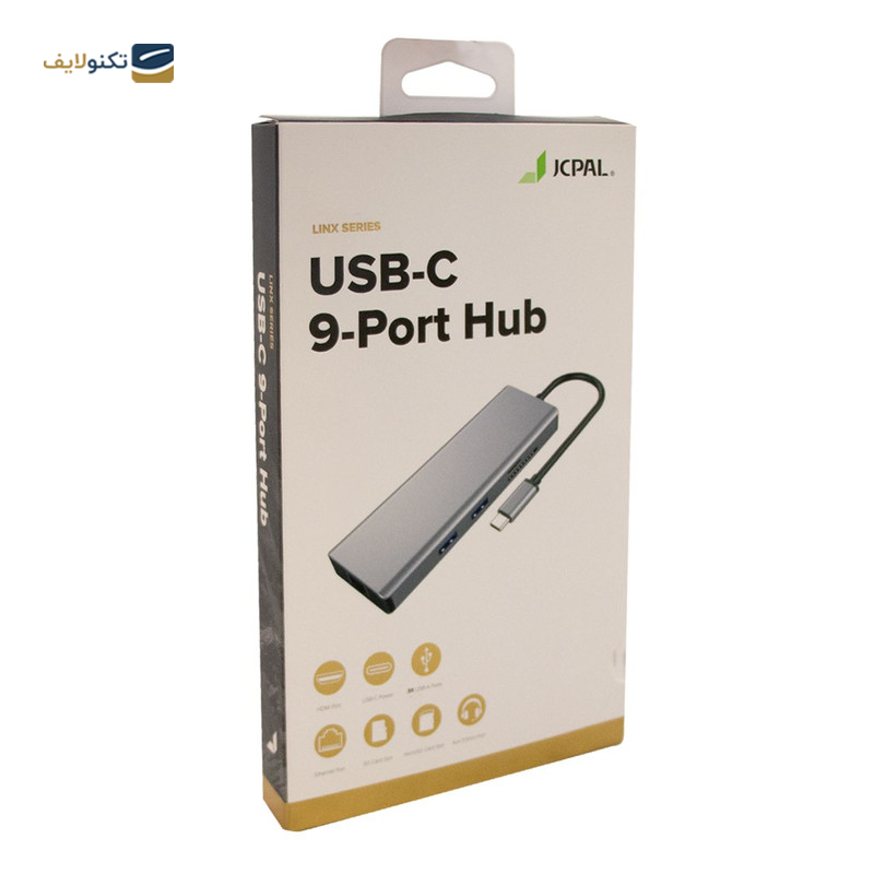 gallery-هاب تایپ سی جی سی پال 9 پورت مدل JCP6179-gallery-2-TLP-23530_f1c170bf-20d7-40fa-9d7a-99a6c6280130.png