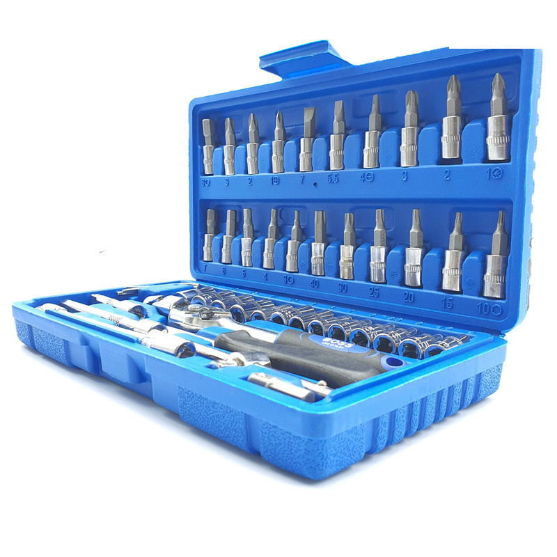 آچار همه کاره باس مدل DR.SOCKET-SET مجموعه 46 عددی