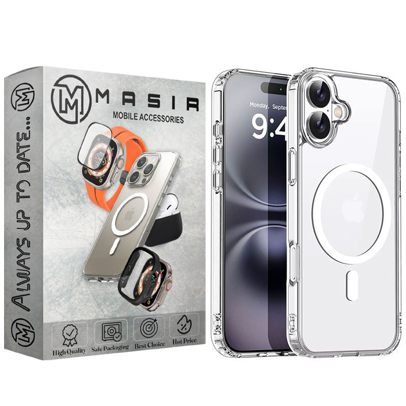 کاور مسیر مدل Clear Magnetic Magsafe مناسب برای گوشی موبایل اپل Iphone 16