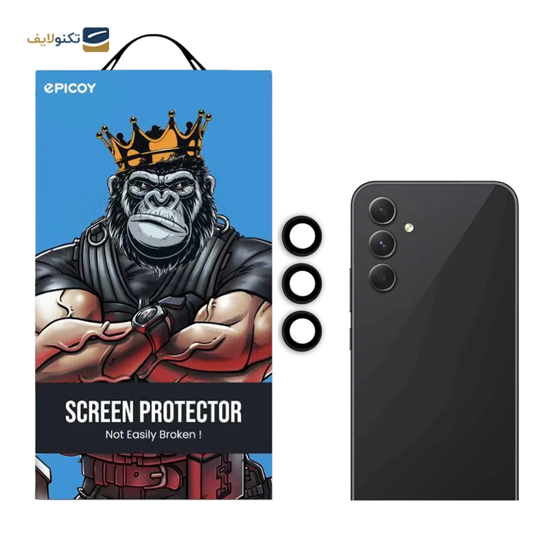 gallery-محافظ لنز دوربین گوشی سامسونگ Galaxy S23 Ultra اپیکوی مدل 3D Lens-Clear copy.png