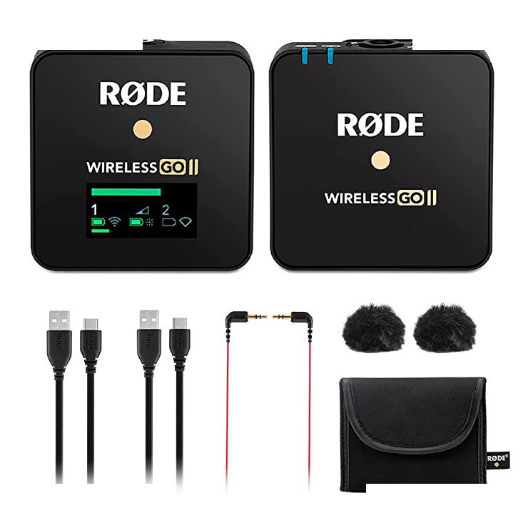 ست میکروفن بی سیم رود مدل WIRELESS GO II