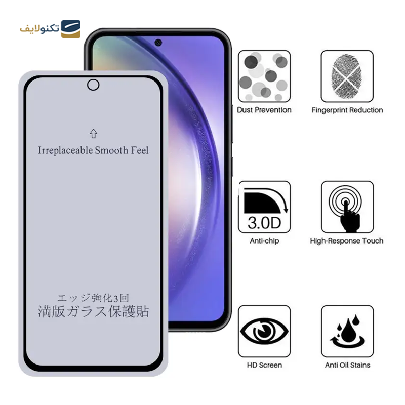 gallery-گلس گوشی سامسونگ Galaxy A54 اپیکوی مدل Antistatic Dustproof copy.png