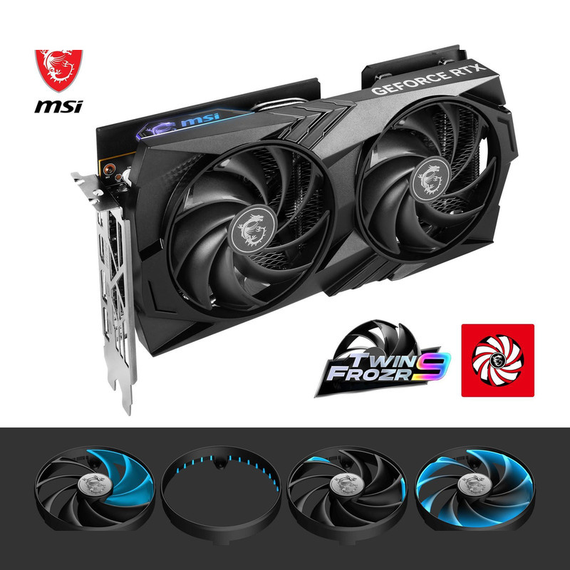 کارت گرافیک ام اس آی مدل MSI 4060GAMING X 8G