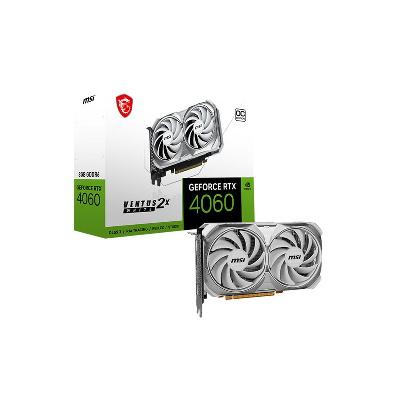 کارت گرافیک ام اس آی مدل GeForce RTX™ 4060 VENTUS 2X WHITE 8G OC