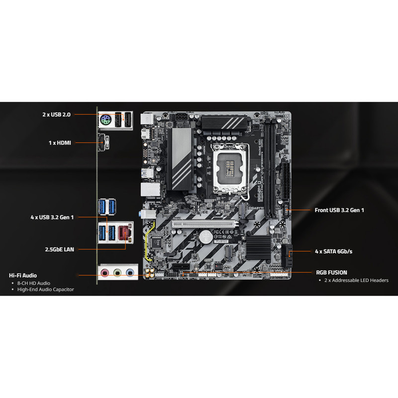 مادربرد گیگابایت مدل B860M D