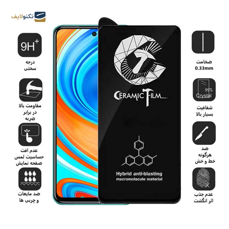 gallery-گلس گوشی شیائومی Redmi Note 9 بوف مدل PvSight پرایوسی copy.png