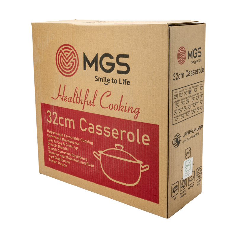 قابلمه گرانیت ام جی اس مدل فورج کد 005 سایز 32 قابلمه گرانیت ام جی اس مدل فورج کد 005 سایز 32