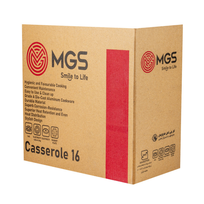 قابلمه ام جی اس مدل ایتالیاB سایز 16