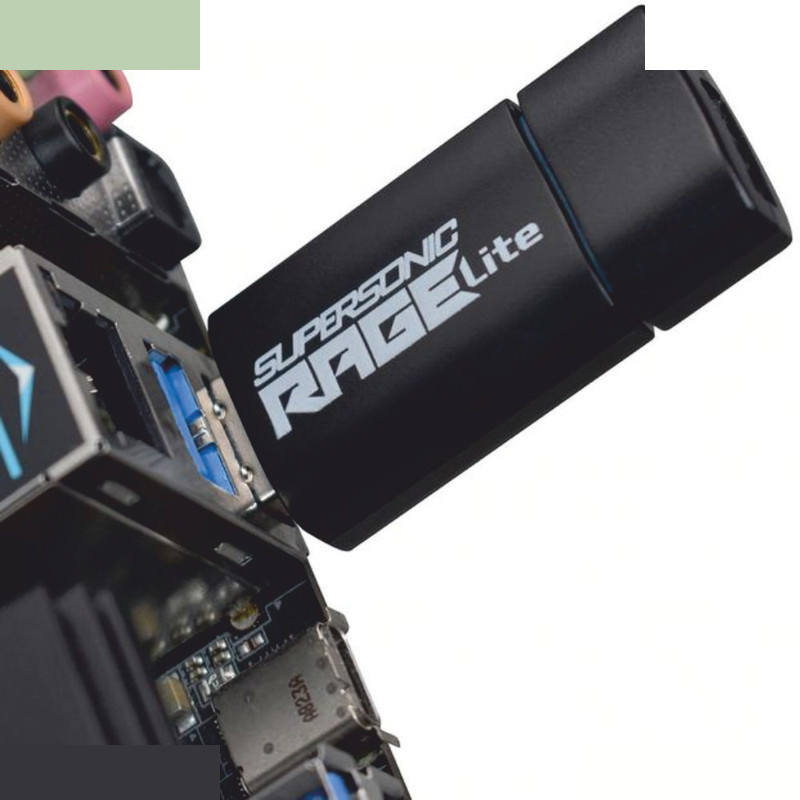 فلش مموری پتریوت مدل Supersonic Rage Lite ظرفیت 128 گیگابایت