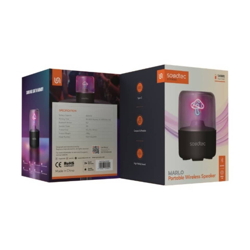 اسپیکر بلوتوثی قابل حمل پرودو مدل Marlo