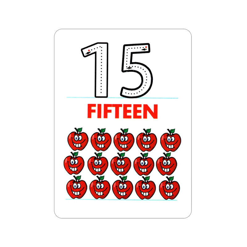 فلش کارت آموزش اعداد انگلیسی انتشارات جواهری