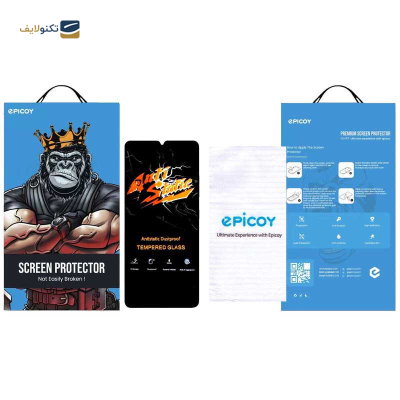 gallery-گلس گوشی شیائومی Redmi 10A - 9A - 9C اپیکوی مدل Antistatic Dustproof copy.png