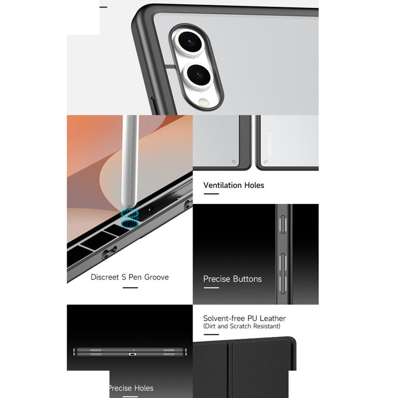 کیف کلاسوری دوکس دوکیس مدل Magi مناسب برای تبلت سامسونگ Galaxy Tab S10 Ultra / S9 Ultra / S8 Ultra